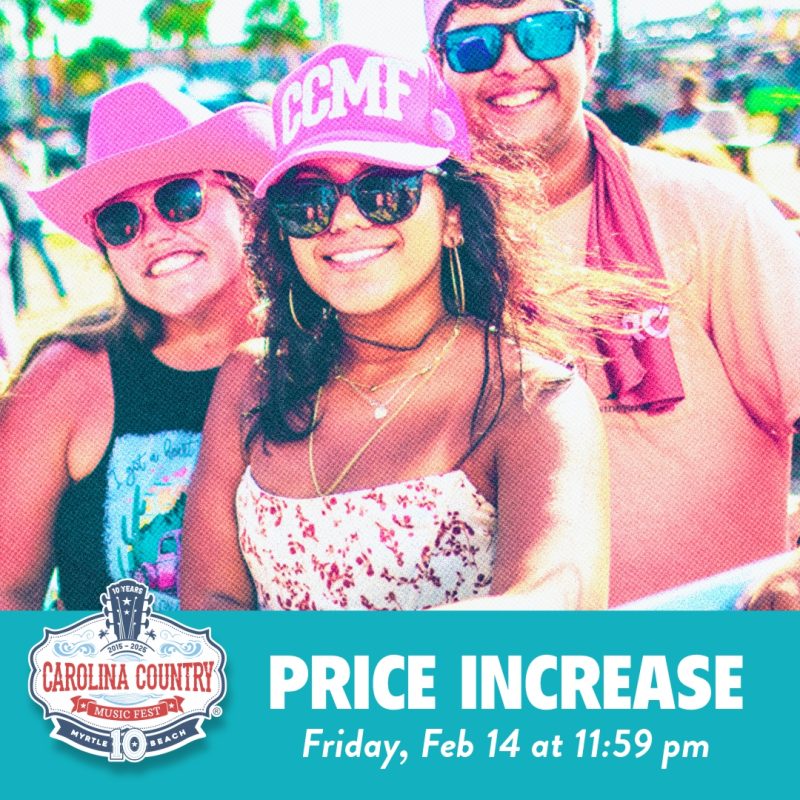 CCMF 2025 TICKETS ON SALE NOW | Carolina Country Music Fest