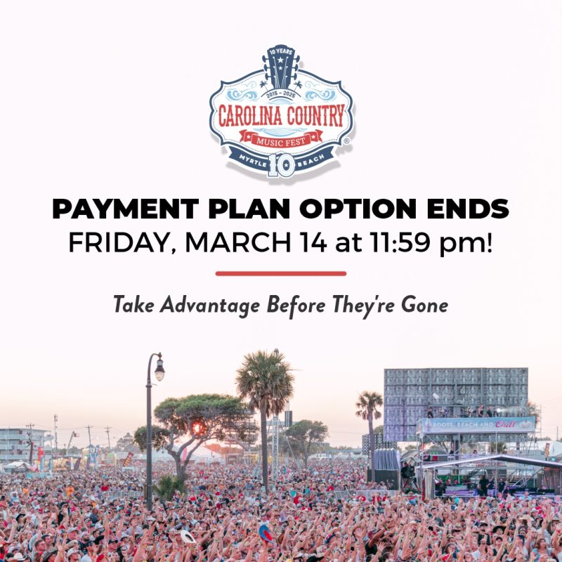 Payment Plans Close Friday, March 14 at 11:59 PM