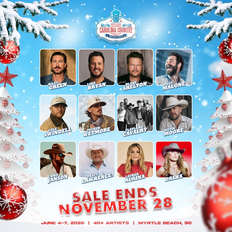 Black Friday Special Pricing Sale: Lock In Your CCMF Tickets for Just $39 Down!