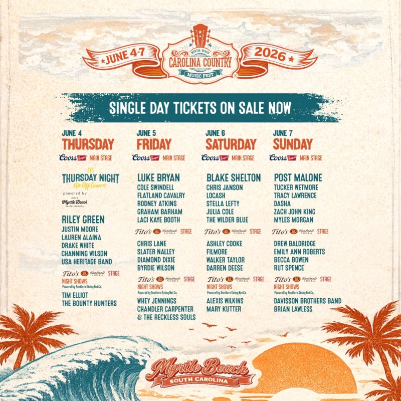 2026 Single Day Tickets Public on Sale